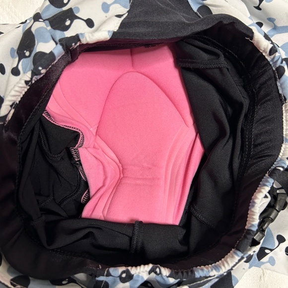 Terry Cycling Skirt Women's Medium White/Black/Blue  Active Outdoor Padded - Picture 8 of 10